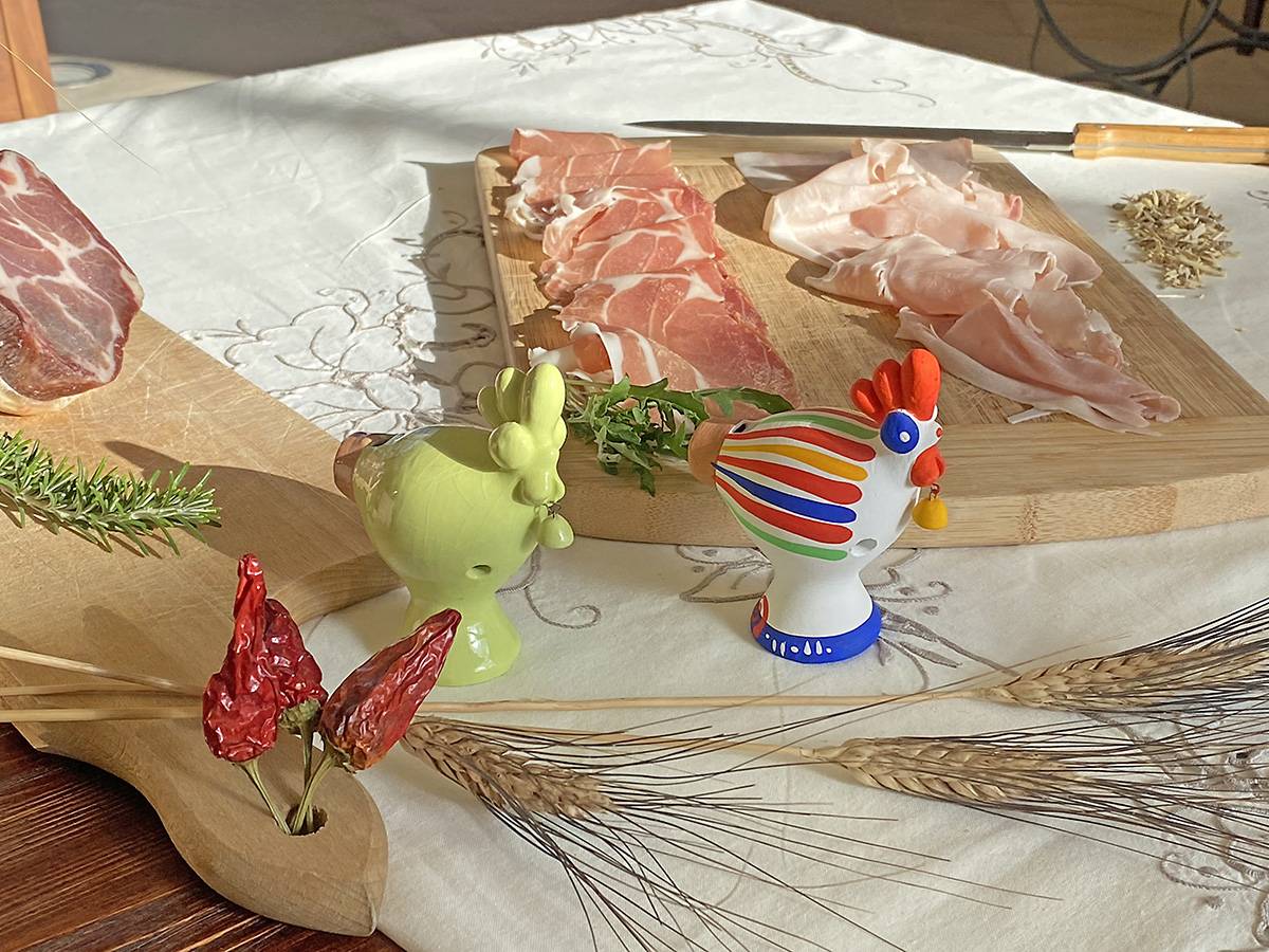 prosciutti in masseria