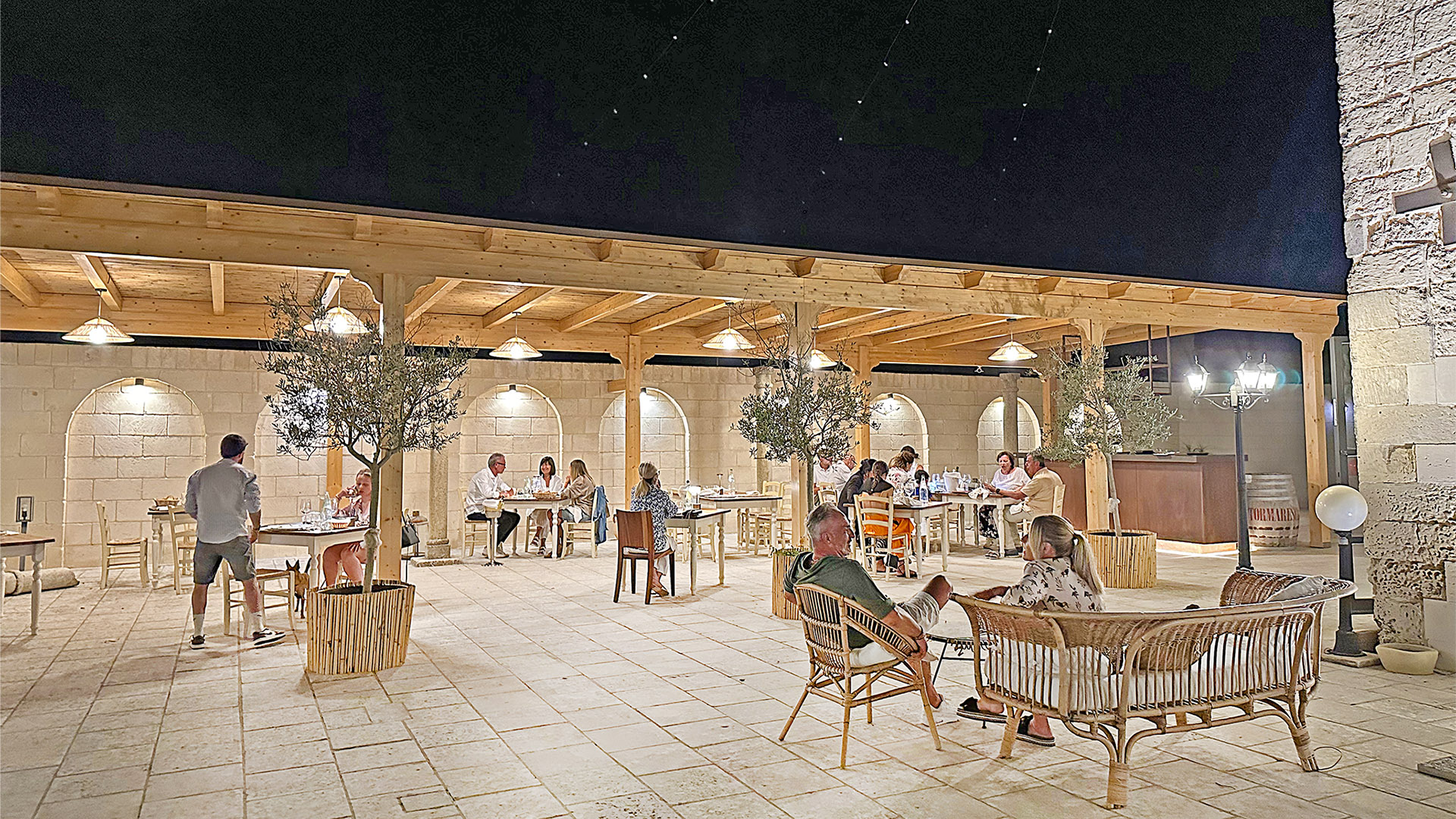 Ristorante in masseria